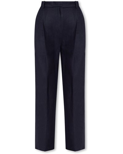 Totême Pants With Pleats - Blue