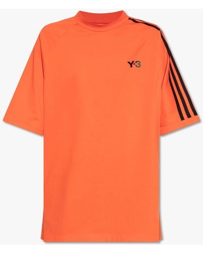 Y-3 T-Shirt With Logo, ' - Orange