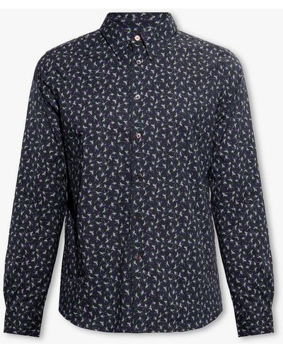 PS by Paul Smith Floral Shirt, ' - Blue