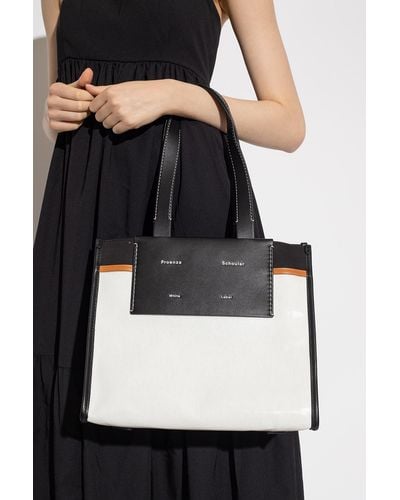 Proenza Schouler Proenza Schouler Label ‘Morris Large’ Shopper Bag - White