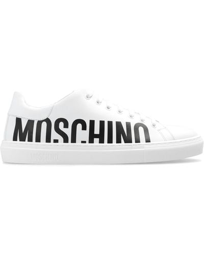 Moschino Trainers With Logo, - White