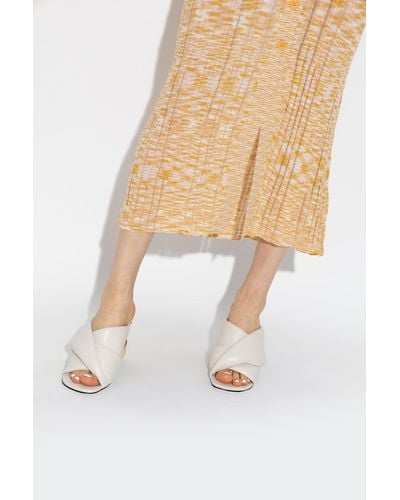 JW Anderson Leather Mules - White