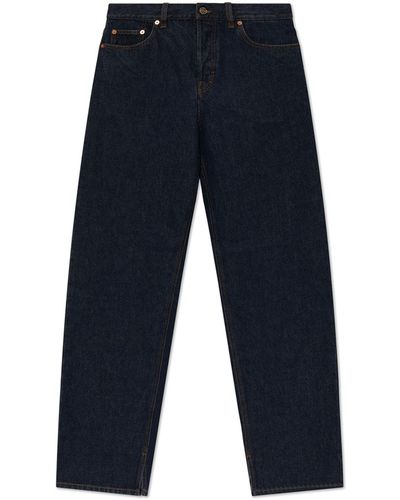 Gucci Jeans With Slightly Tapered Legs, - Blue