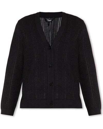 Theory Buttoned Cardigan, ' - Black