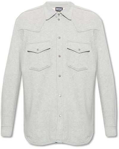 DIESEL 's-ocean-e1' Shirt, - White