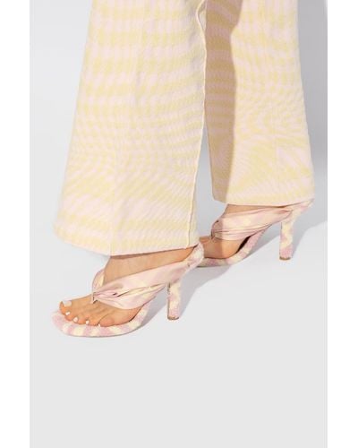 Burberry 'pool' Mules, - Pink