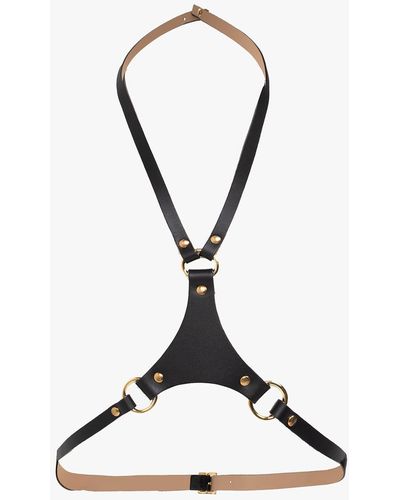 LIVY 'abysse' Leather Harness - Black