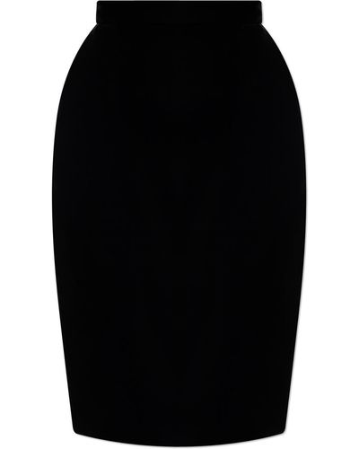Saint Laurent Velvet Skirt - Black