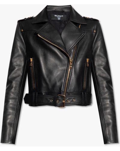 Balmain Leather jackets for Women | Online Sale up to 72% off | Lyst