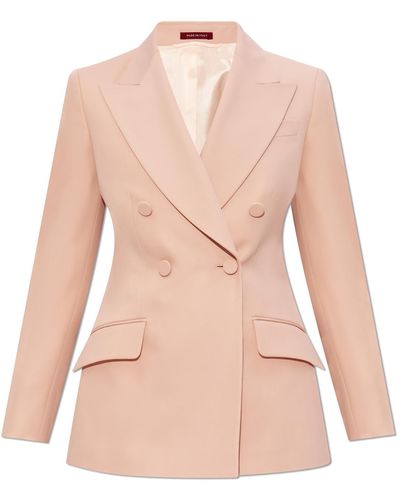 Gucci Double-breasted Blazer, - Pink