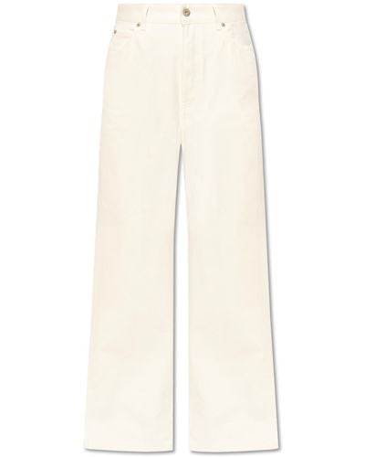 Loewe Wide Leg Jeans, - White