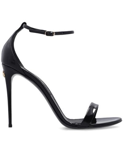 Dolce & Gabbana ‘Keira’ Heeled Sandals - Black