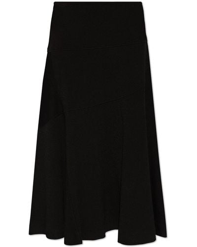 Jil Sander Skirt With Stitching - Black