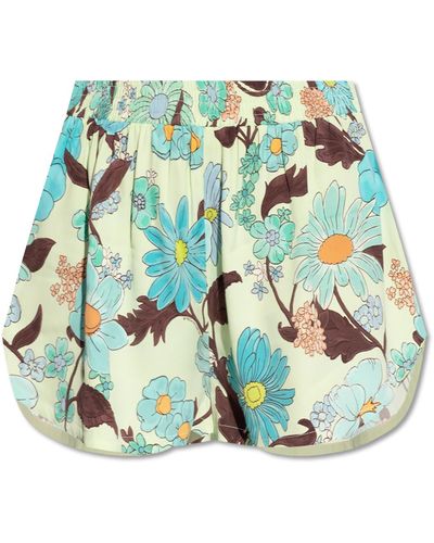 Stella McCartney Floral Shorts - Blue