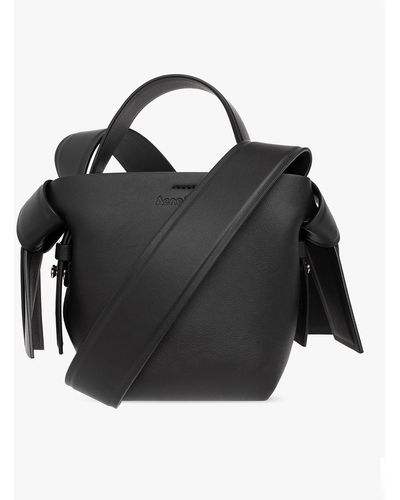 Acne Studios ‘Musubi Micro’ Leather Shoulder Bag - Black