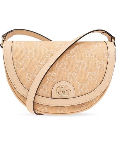 Gucci 'ophidia Mini' Shoulder Bag, - Natural