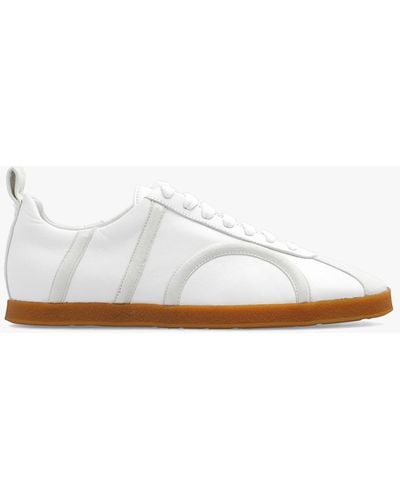 Totême Leather Trainers - White