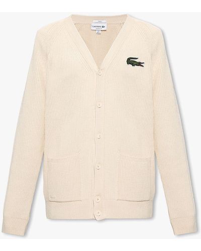 Cardigan Lacoste AH3023 verde hombre