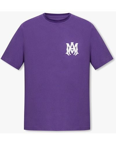 Amiri Monogrammed T-shirt - Purple