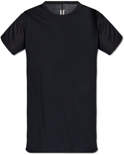 Rick Owens T-shirt `basic`, - Black