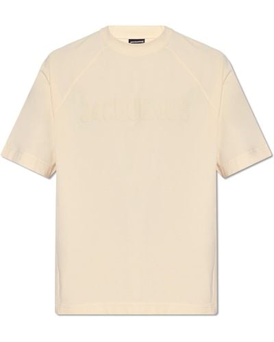 Jacquemus 'typo' T-shirt With Logo, - White