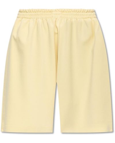 MM6 by Maison Martin Margiela Shorts With Logo, ' - Natural