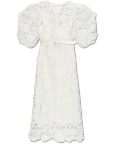 Zimmermann Lace Dress, - White