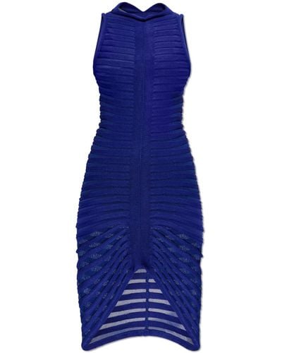 Alaïa Lace Dress - Blue