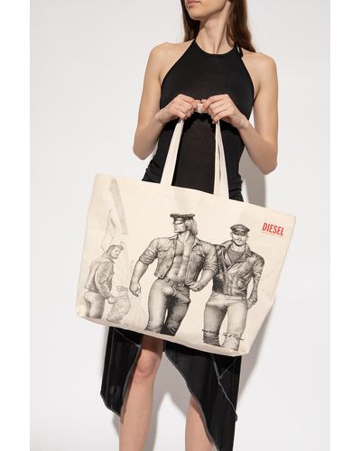 DIESEL Shopper Bag - Natural