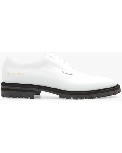 Common Projects Leather Derby Shoes - White
