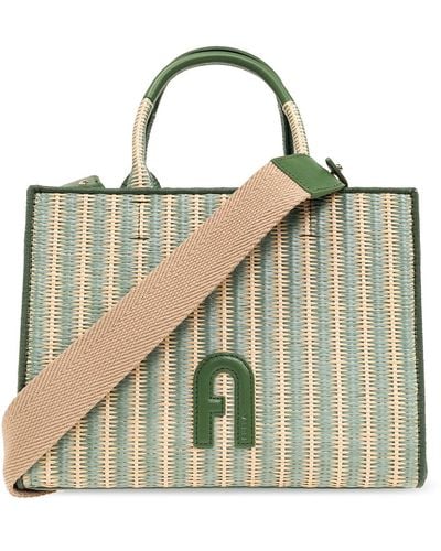 Furla 'opportunity Small' Shopper Bag, - Green