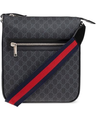 Gucci Shoulder Bag With Monogram, - Black
