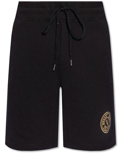 Versace Cotton Shorts - Black