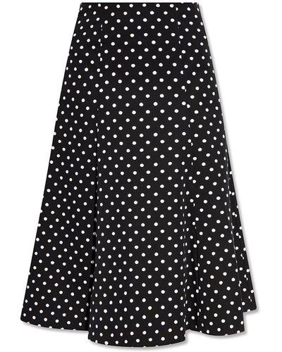 Kate Spade Skirt With Polka Dots - Black