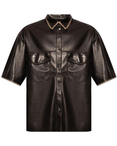 Nanushka 'mance' Shirt, - Black