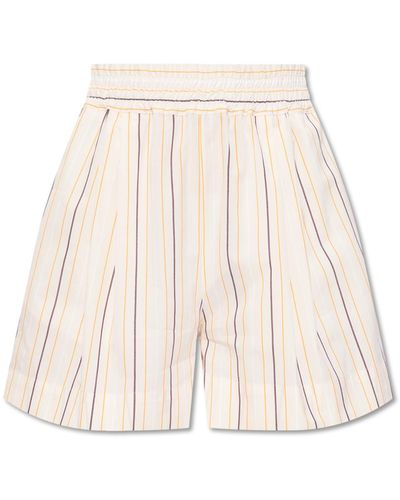Marni Cotton Shorts - Natural