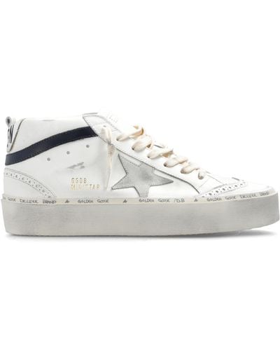 Golden Goose 'hi Mid Star Classic' High-top Sneakers, - White
