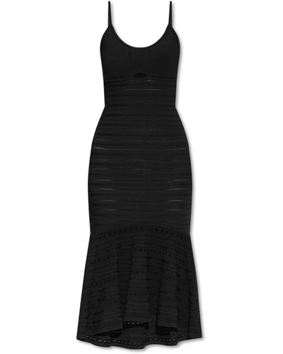 Victoria Beckham Strap Dress - Black