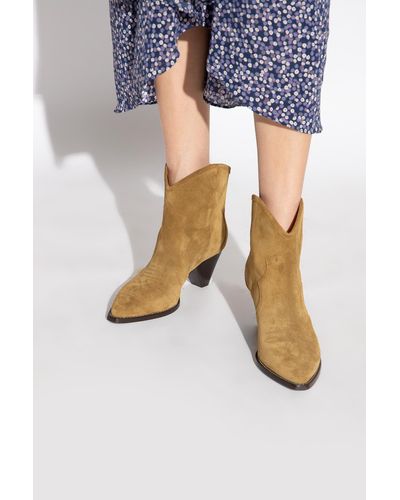 Isabel Marant ‘Darizo’ Heeled Ankle Boots - Brown