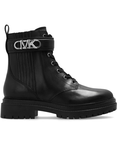 MICHAEL Michael Kors 'parker' Leather Ankle Boots - Black