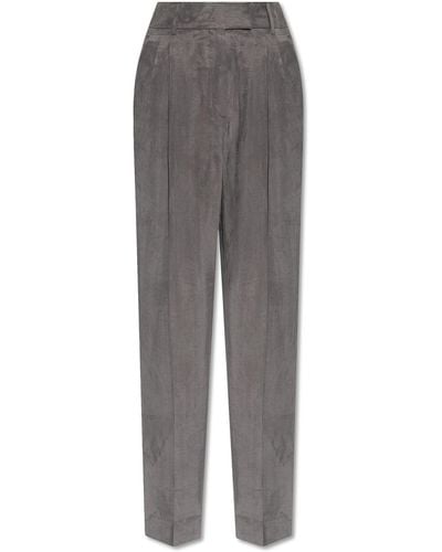 AllSaints ‘Elle’ Pleat-Front Pants - Grey