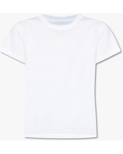T By Alexander Wang T-Shirt With Logo - White