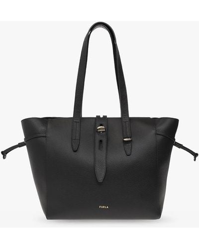 Furla ‘Net Medium’ Shopper Bag - Black