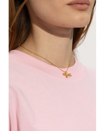 Marni Necklace With Pendant - Pink