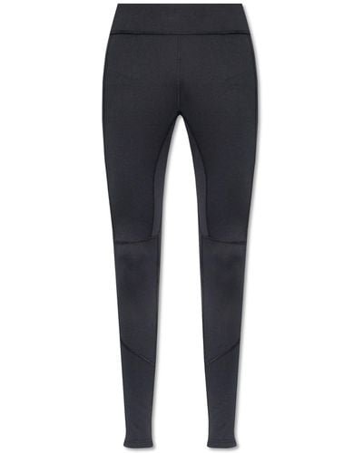 Perfect Moment Sports Leggings With Logo, - Blue
