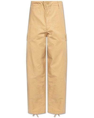 KENZO Cargo Trousers, - Natural
