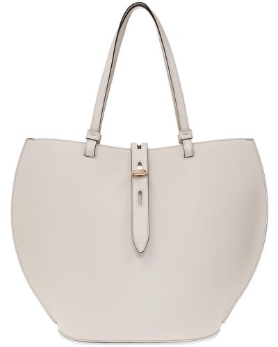Furla ‘Unica Large’ Shopper Bag - Grey
