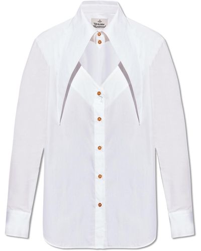 Vivienne Westwood 'heart' Shirt In Cotton, - White