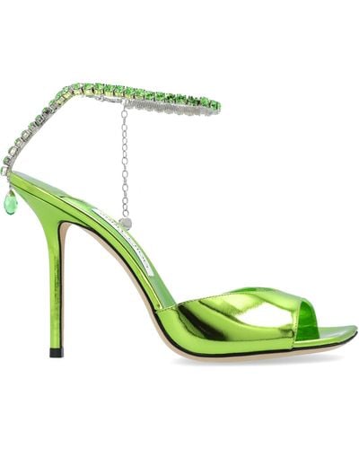 Jimmy Choo 'seda' High Heels Sandals, - Green