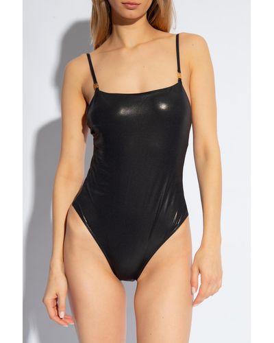 Versace Low-back One-piece Swimsuit - Black